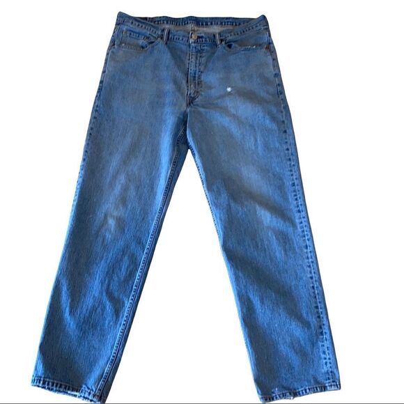 Levi’s Men’s 550 Light Wash Jeans Straight Leg 38x32 - Picture 2 of 9